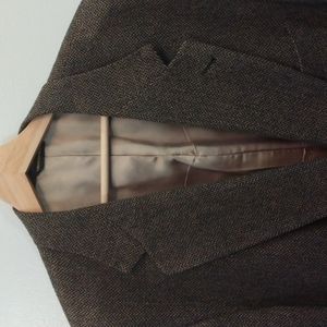 Austin Reed Brown Herringbone Tweed Sport Jacket 44R